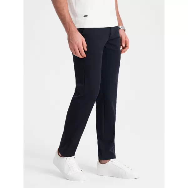  Pánské kalhoty OMBRE OM-PACP-0191 NAVY BLUE 