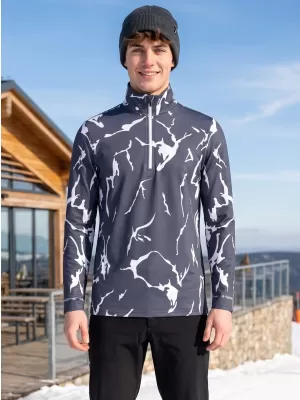 Pánská funkční termo mikina premium ALTISPORT VOJ/ALM052TER03 ŠEDÁ