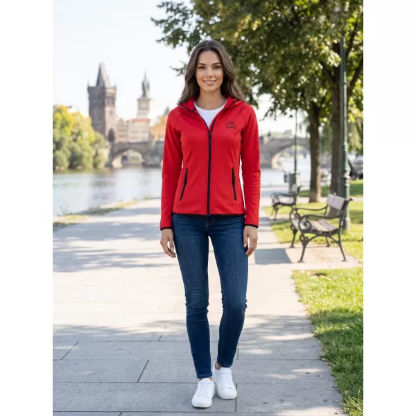  Dámská premium mikina ALTISPORT ALW056418 ČERVENÁ 