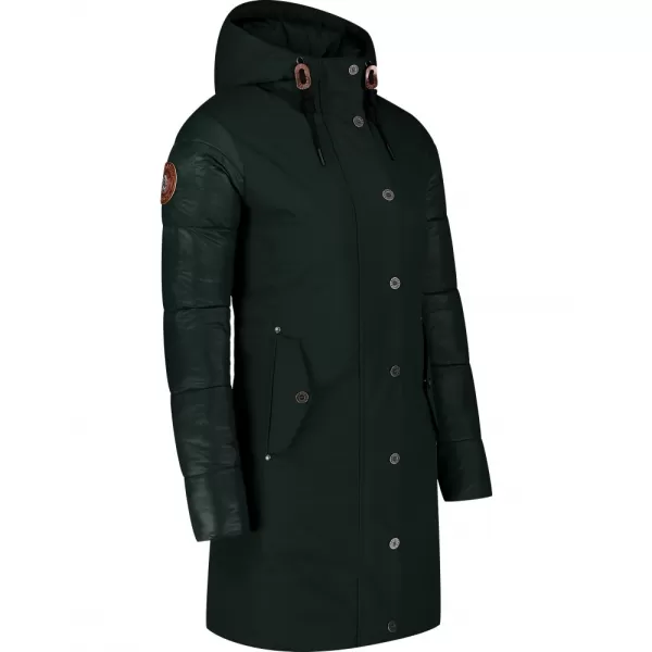  Dámský zimní kabát NORDBLANC WARMHUG NBWJL8073 TMAVĚ ZELENÁ 