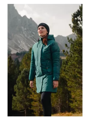 Dámský zimní kabát NORDBLANC WARMHUG NBWJL8073 ZELENÁ