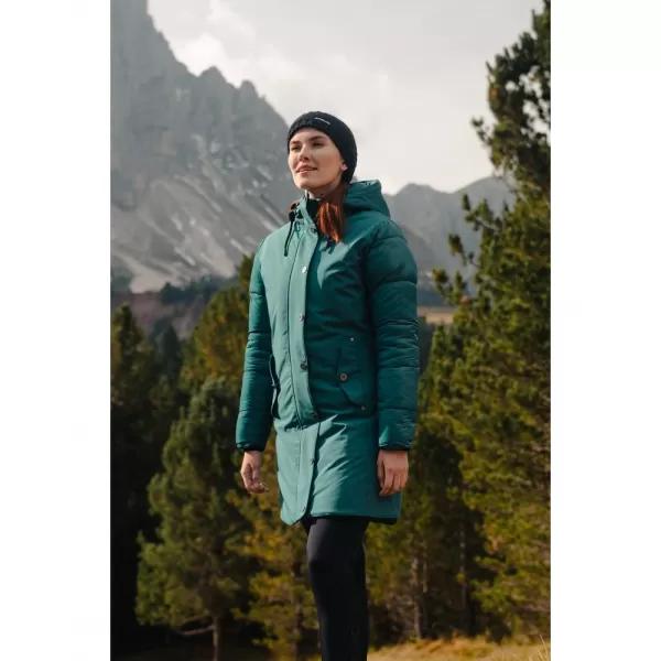  Dámský zimní kabát NORDBLANC WARMHUG NBWJL8073 ZELENÁ 