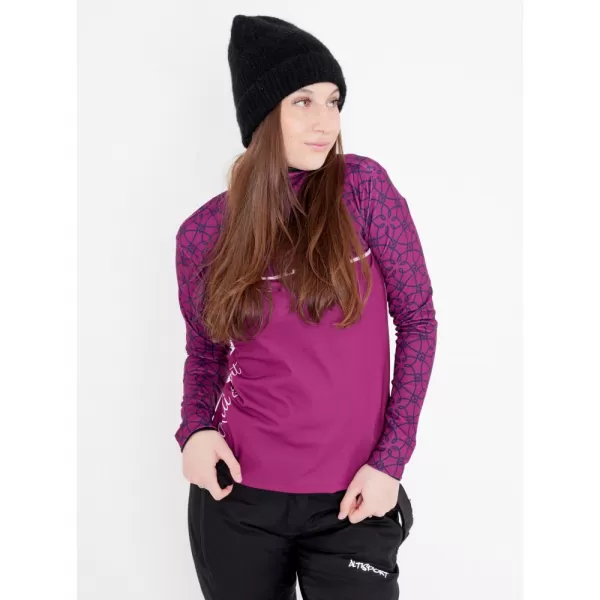  Dámská funkční termo mikina premium ALTISPORT VOJ/ALW053TER03 FIALOVÁ 