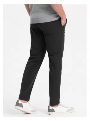 Pánské kalhoty OMBRE OM-PACP-0191 GRAPHITE