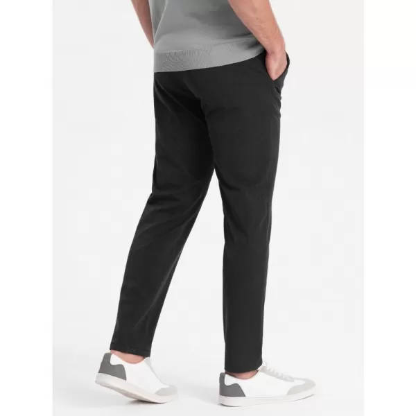  Pánské kalhoty OMBRE OM-PACP-0191 GRAPHITE 
