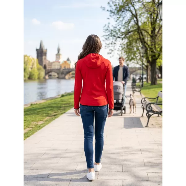  Dámská premium mikina ALTISPORT ALW056418 ČERVENÁ 
