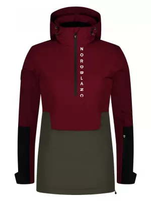 Dámský anorak NORDBLANC WINTERFUN NBWJL8130 VÍNOVÁ