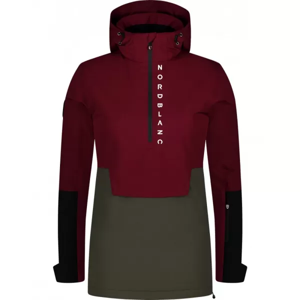  Dámský anorak NORDBLANC WINTERFUN NBWJL8130 VÍNOVÁ 