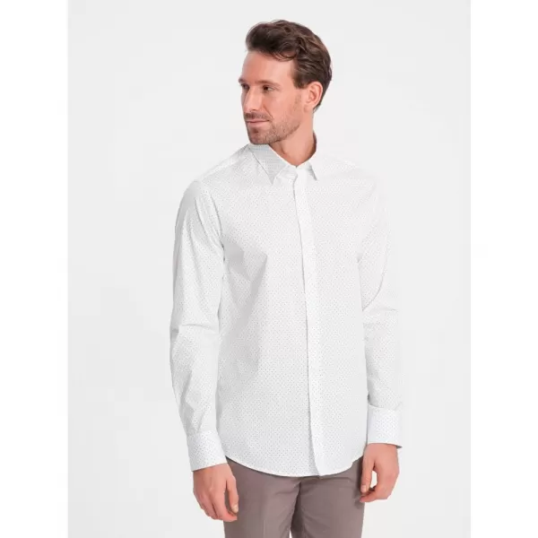  Pánská košile OMBRE OM-SHCS-0152 WHITE 