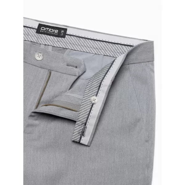  Pánské kalhoty OMBRE OM-PACP-0191 LIGHT GREY 
