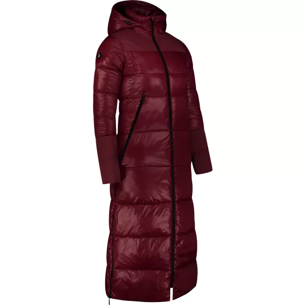  Dámský zimní kabát NORDBLANC WINTERNIGHT NBWJL8077 VÍNOVÁ 