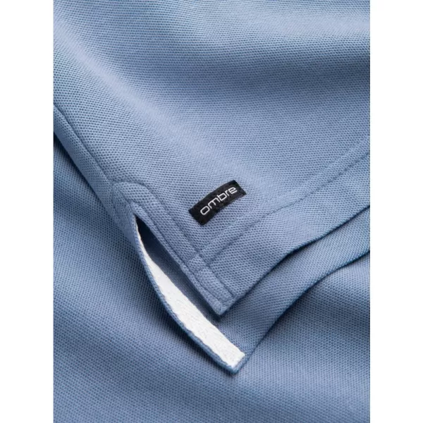  Pánské triko OMBRE OM-TSCT-0156 BLUE 