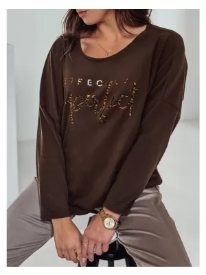Dámské triko DSTREET PERFSTYLE R2667 KARAMELOVÁ