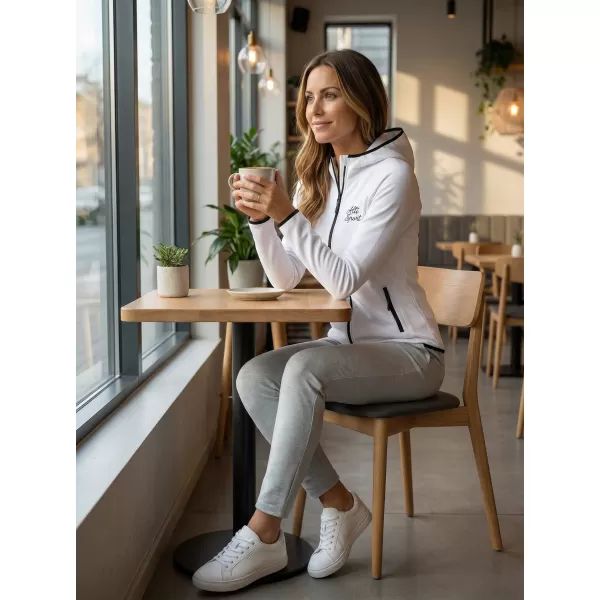  Dámská premium mikina ALTISPORT ALW056418 BÍLÁ 
