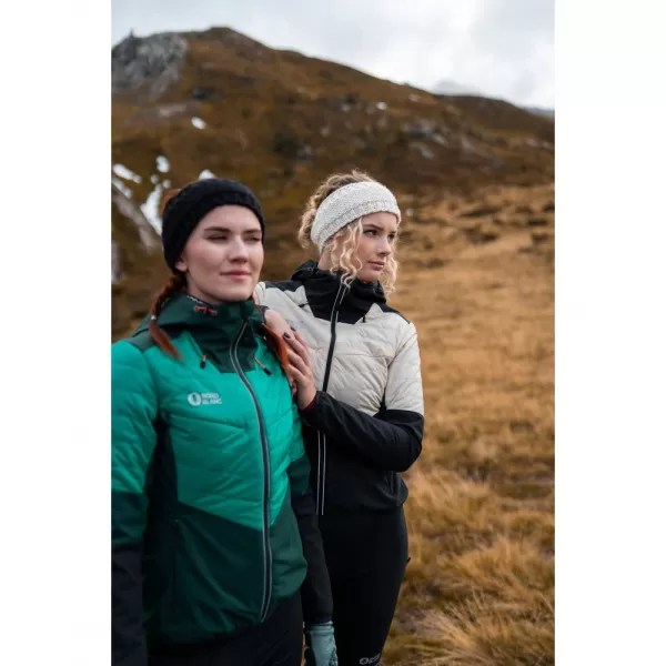  Dámská sportovní bunda NORDBLANC ICEBERGS NBWJL8112 TMAVĚ ZELENÁ 