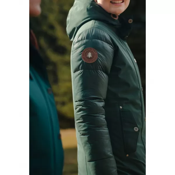  Dámský zimní kabát NORDBLANC WARMHUG NBWJL8073 TMAVĚ ZELENÁ 