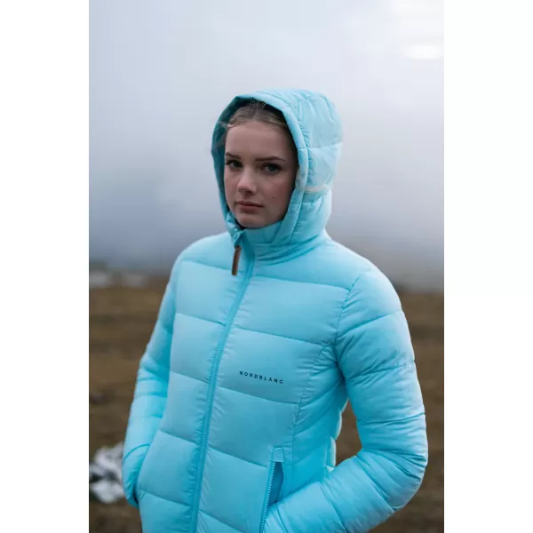  Dámský zimní kabát NORDBLANC MOMENTS NBWJL8076 SVĚTLE MODRÁ 