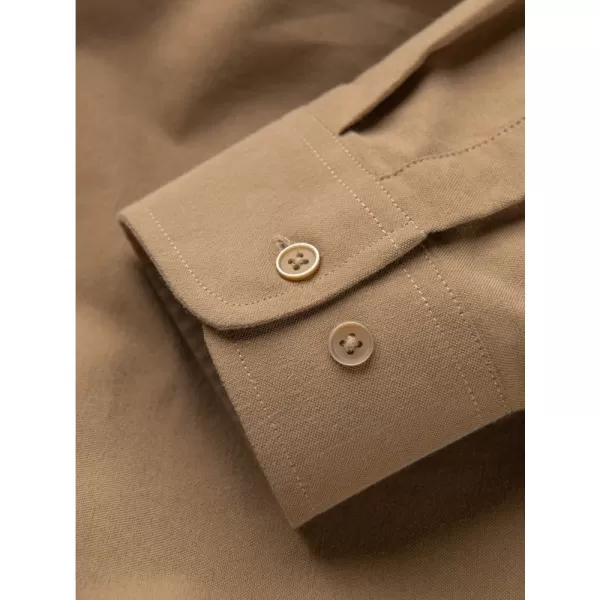  Pánská košile OMBRE OM-SHOS-0153 LIGHT BROWN 