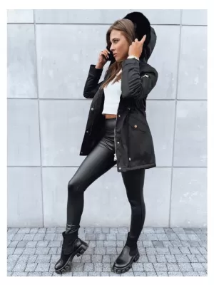 Dámský kabát DSTREET GODDESS ČERNÁ