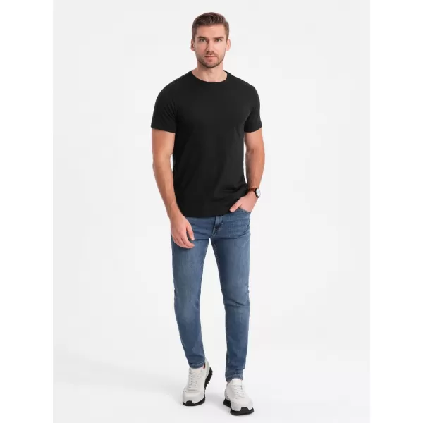  Pánské triko OMBRE OM-TSBS-0146 BLACK 