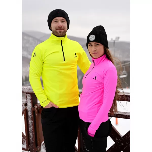  Dámská funkční termo mikina premium ALTISPORT VOJ/ALW000TER03 FLUO PINK 