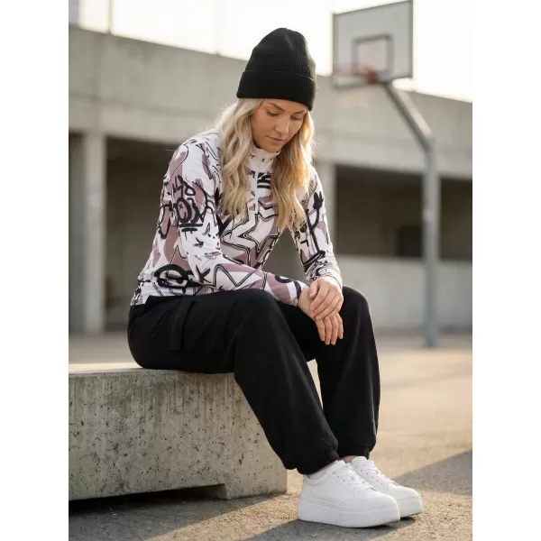  Dámská funkční termo mikina premium ALTISPORT VOJ/ALW054TER03 BÍLOŠEDÁ 