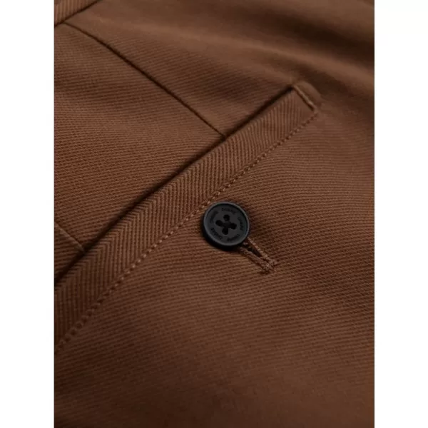  Pánské kalhoty OMBRE OM-PACP-0190 CARAMEL 