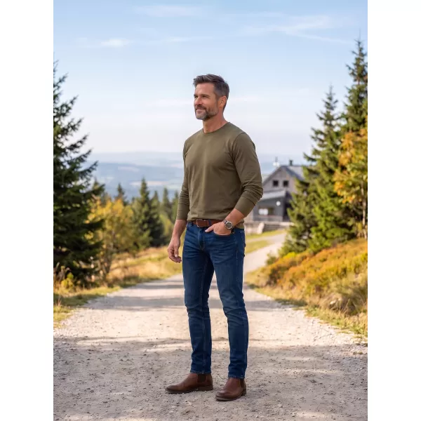  Pánské triko BRANDIT BD4205 OLIVE 