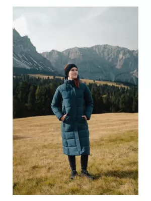 Dámský zimní kabát NORDBLANC BLANKET NBWJL8071 MODRÁ