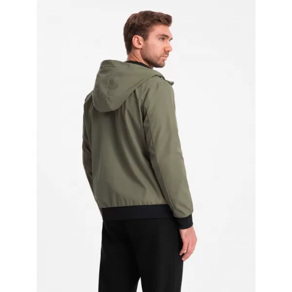  Pánská bunda OMBRE OM-JANP-0149 OLIVE 