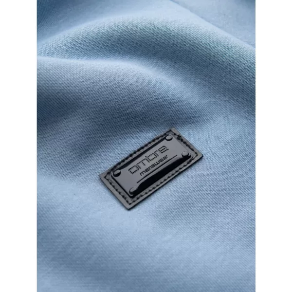  Pánská mikina OMBRE OM-SSNZ-0136 BLUE 