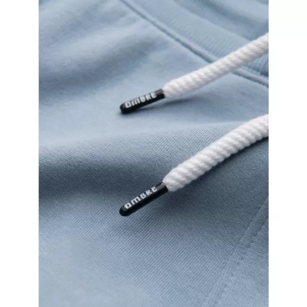  Pánské tepláky OMBRE OM-PABS-0206 LIGHT BLUE 
