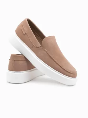 Pánské boty OMBRE OM-FOCS-0152 LIGHT BROWN