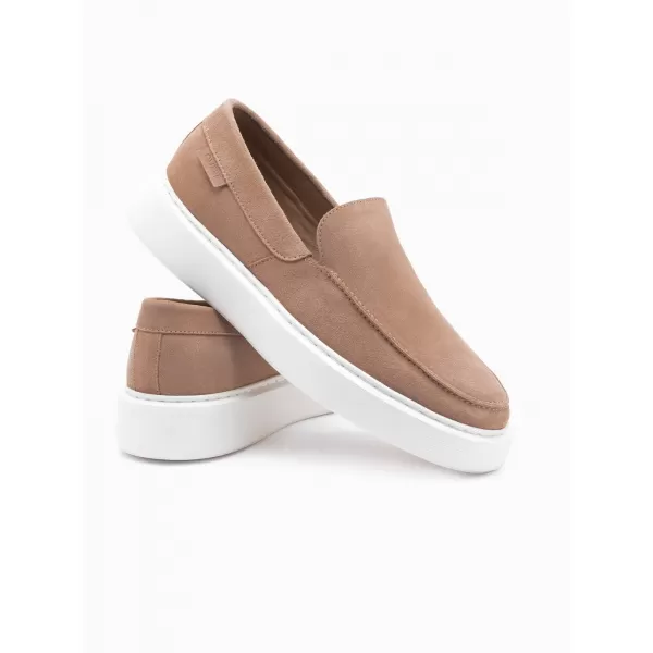  Pánské boty OMBRE OM-FOCS-0152 LIGHT BROWN 