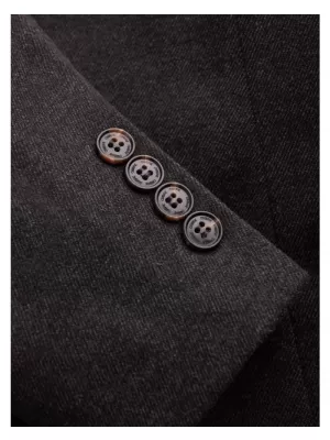 Pánské sako OMBRE OM-BLZB-0131 BLACK MELANGE