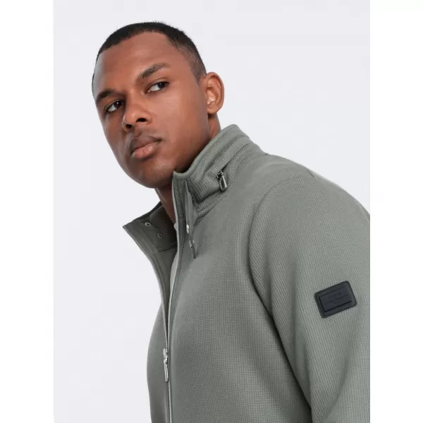  Pánská bunda OMBRE OM-JANP-0154 KHAKI 