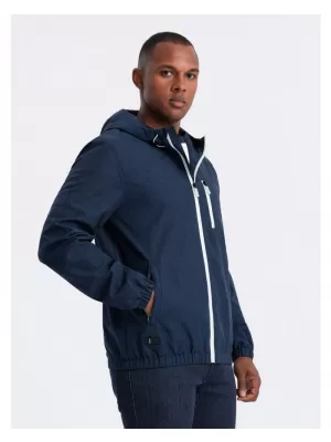 Pánská bunda OMBRE OM-JANP-0136 NAVY BLUE