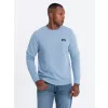 Pánská mikina OMBRE OM-SSNZ-0136 BLUE