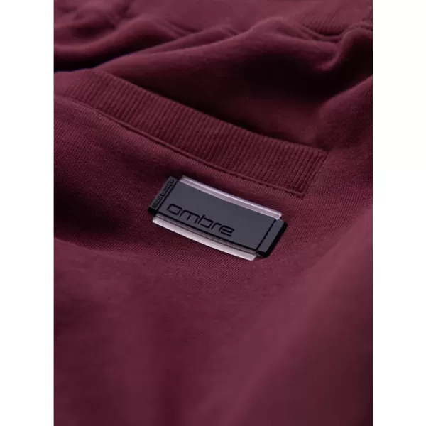  Pánské kraťasy OMBRE OM-SRBS-0149 MAROON 