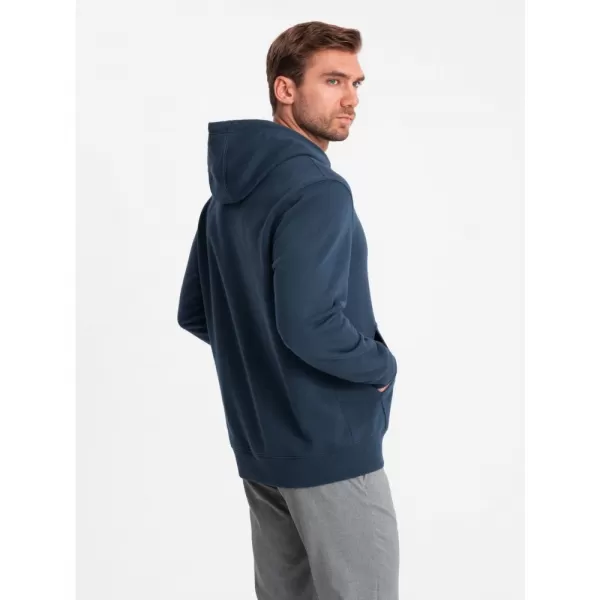  Pánská mikina OMBRE OM-SSNZ-0144 NAVY BLUE 