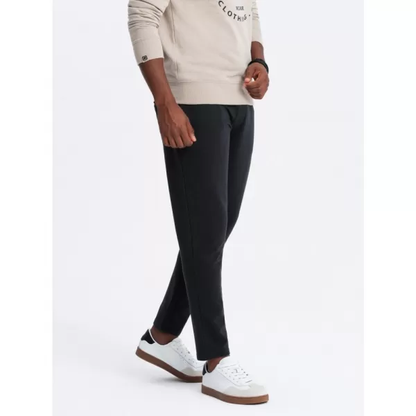  Pánské tepláky OMBRE OM-PASK-0167 BLACK 