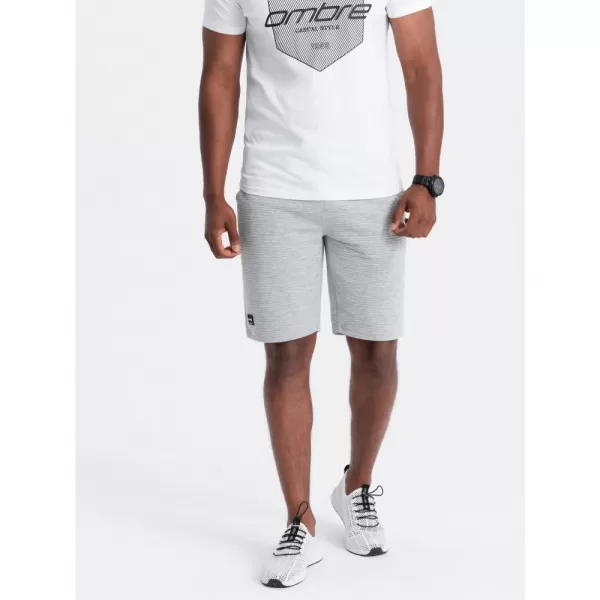  Pánské kraťasy OMBRE OM-SRSK-0150 GRAY 