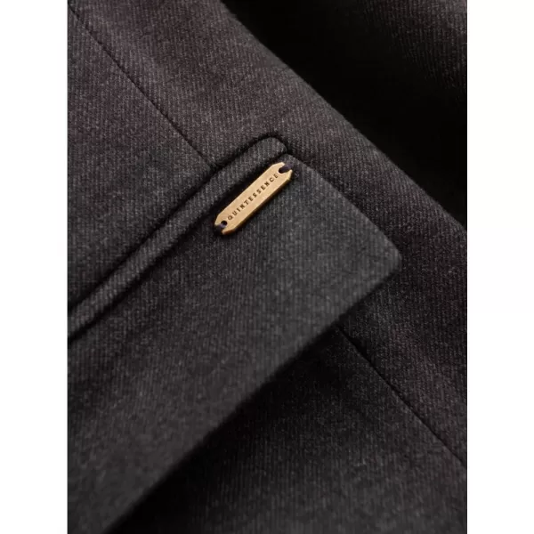  Pánské sako OMBRE OM-BLZB-0131 BLACK MELANGE 