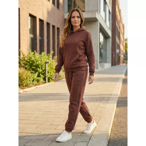  Dámská mikina ALTISPORT BYB/ALW002BY289 ČOKOLÁDOVĚ HNĚDÁ 
