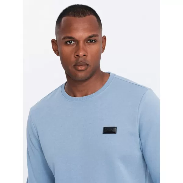  Pánská mikina OMBRE OM-SSNZ-0136 BLUE 