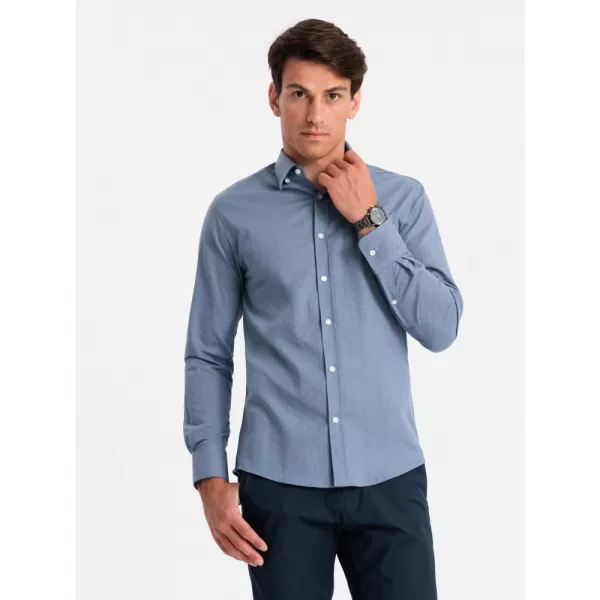  Pánská košile OMBRE OM-SHCS-0174 BLUE 