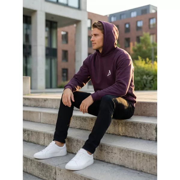  Pánská mikina ALTISPORT BYB/ALM002BY284 VÍNOVÁ 