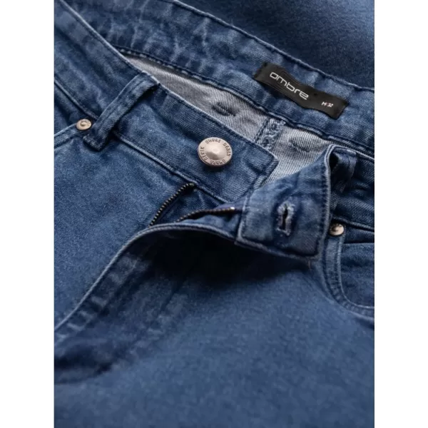  Pánské džíny OMBRE OM-PADP-0163 BLUE 