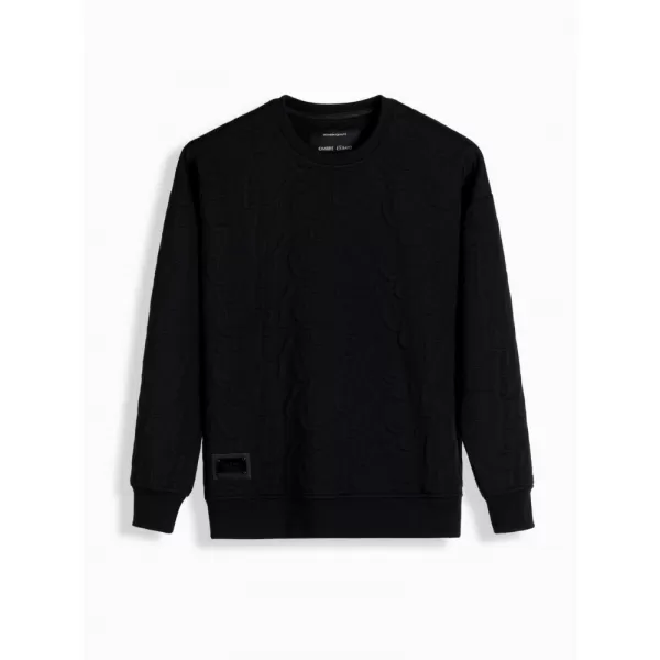  Pánská mikina OMBRE OM-SSNZ-0164 BLACK 