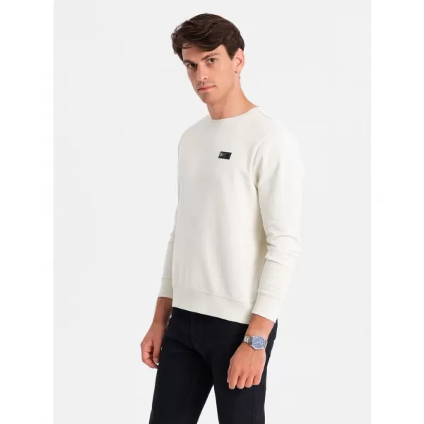  Pánská mikina OMBRE OM-SSNZ-0136 CREAM 